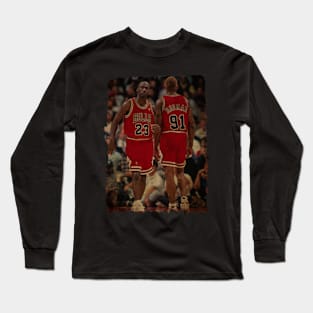 MJ and Rodman Vintage Long Sleeve T-Shirt